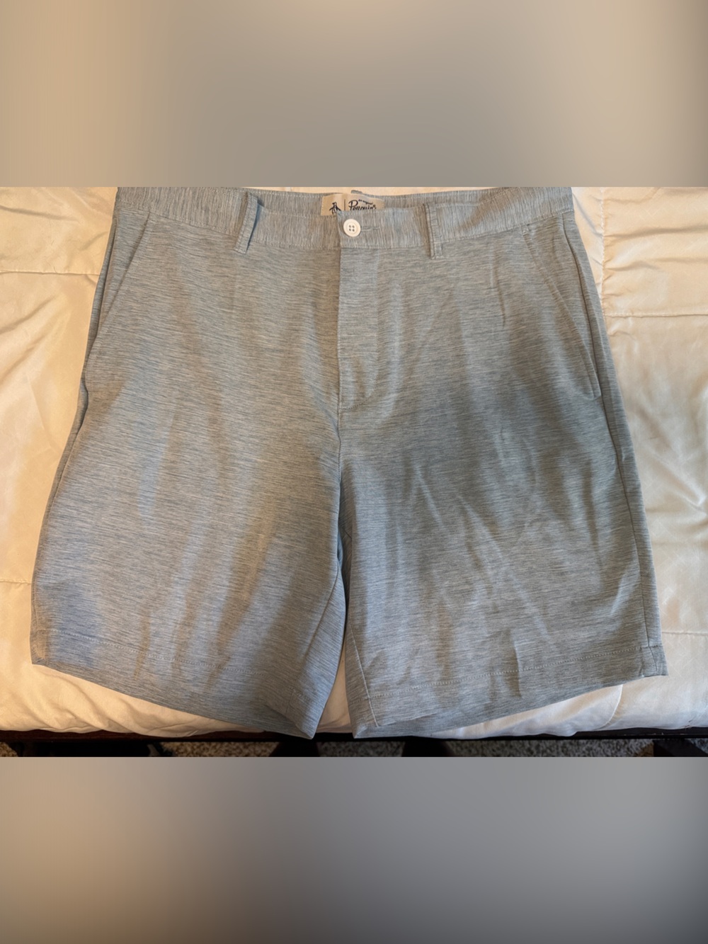Men's Light bluish Gray heather Performance Shorts